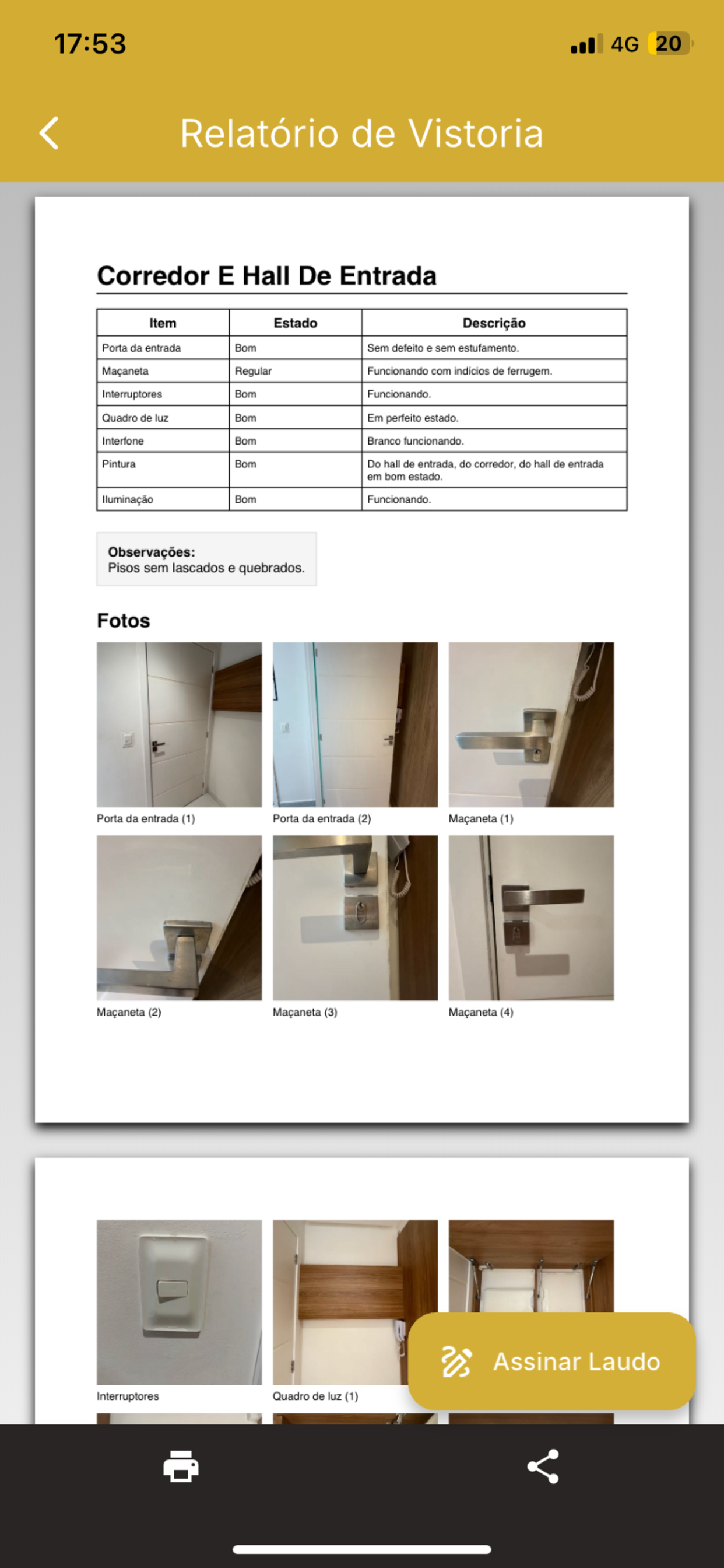 Relatório PDF profissional